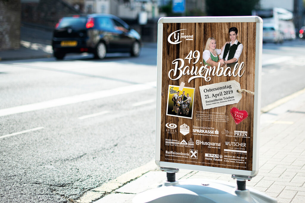 Plakat Bauernball Landjugend Paltental